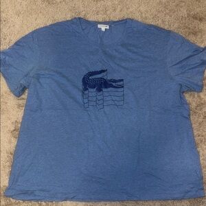 Lacoste Men's Blue Short Sleeve Tee